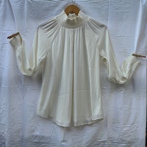 Chico’s Smock Neck Shell